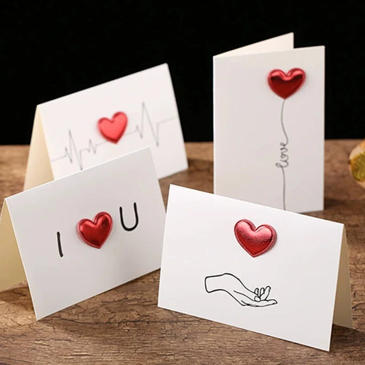 Tiny Love Note Cards & Envelopes – Valentine's Day & All Occasions Greeting Card Set Peaceful Pleasures Health and Wellness