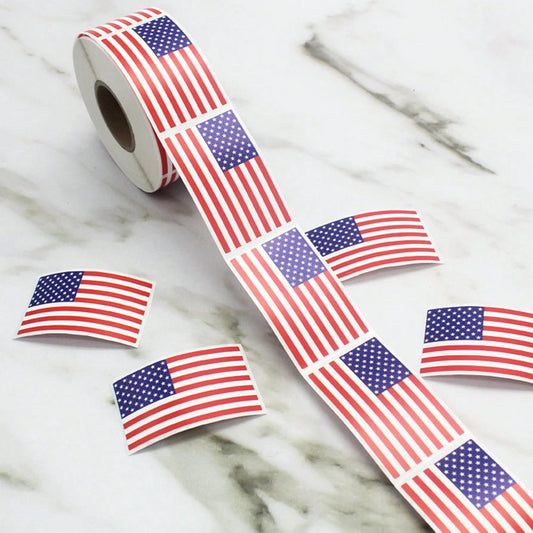 250 Pcs USA Patriotic Sticker For Notebooks Cards And Scrapbooking Office Stationery Sticker Stickers Peaceful Pleasures Health and Wellness