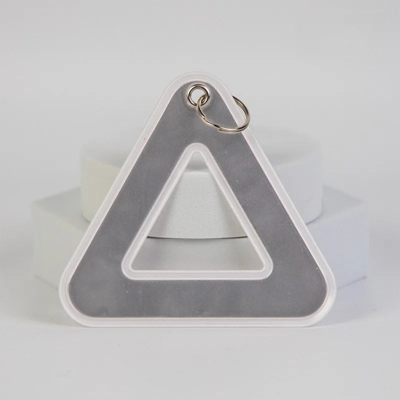 Triangle Reflective Safety Pendant for School Bags & Cycling