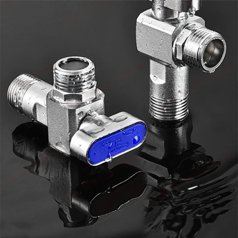 Brass High Flow Ball Valve – Angle Valve for Gas & Water Heater