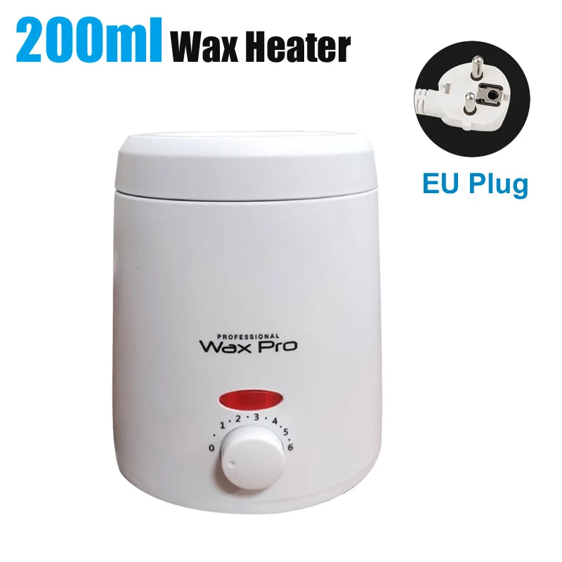 Wax Melting Pot Wax Heater for Hair Removal Waxing Warmer Dipping Pot Wax Melting Machine Depilation Paraffin Warmer Peaceful Pleasures Health and Wellness 044-W-EU-200ML