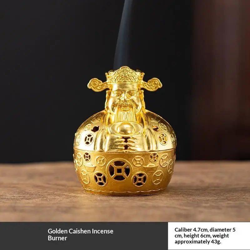 Rose Yuanbao Incense Burner | Feng Shui Meditation Home Décor
