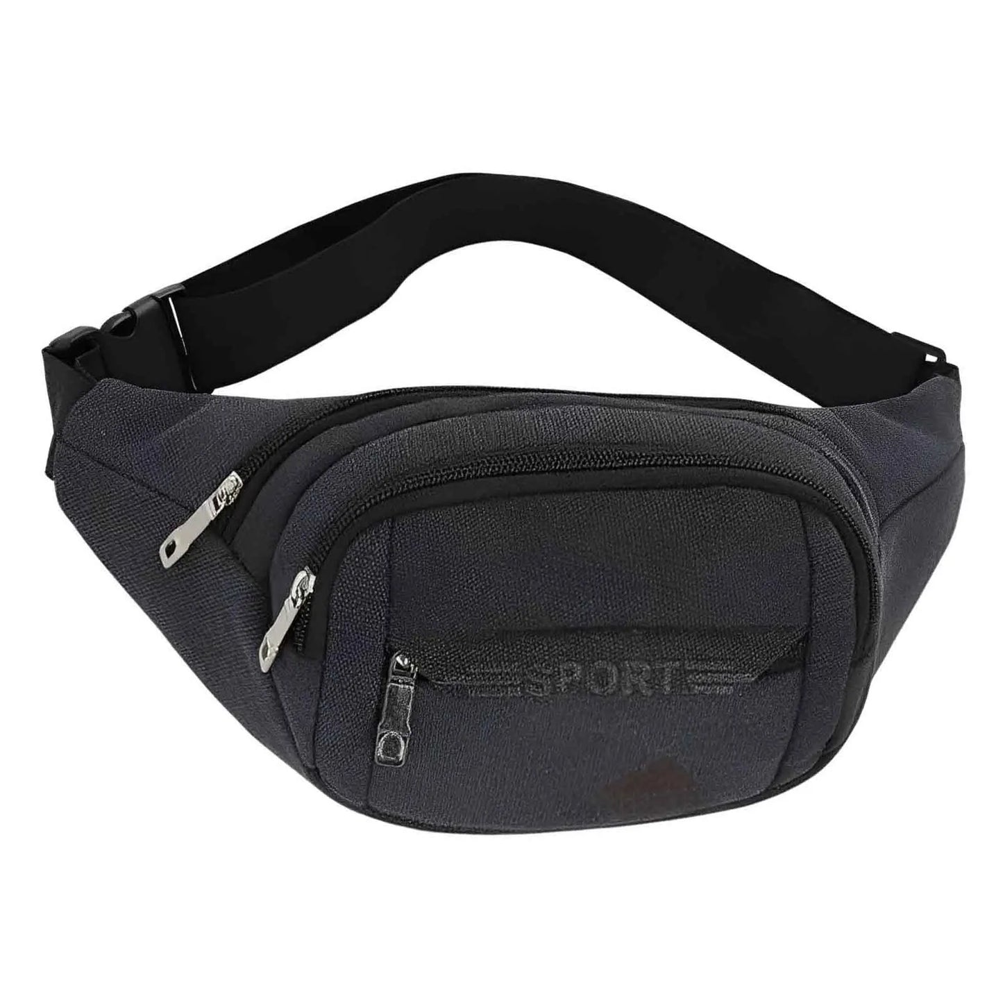 Men's Multifunctional Chest Bag with Adjustable Strap Outdoor Waist Bag for Shopping Camping Walking Peaceful Pleasures Health and Wellness D