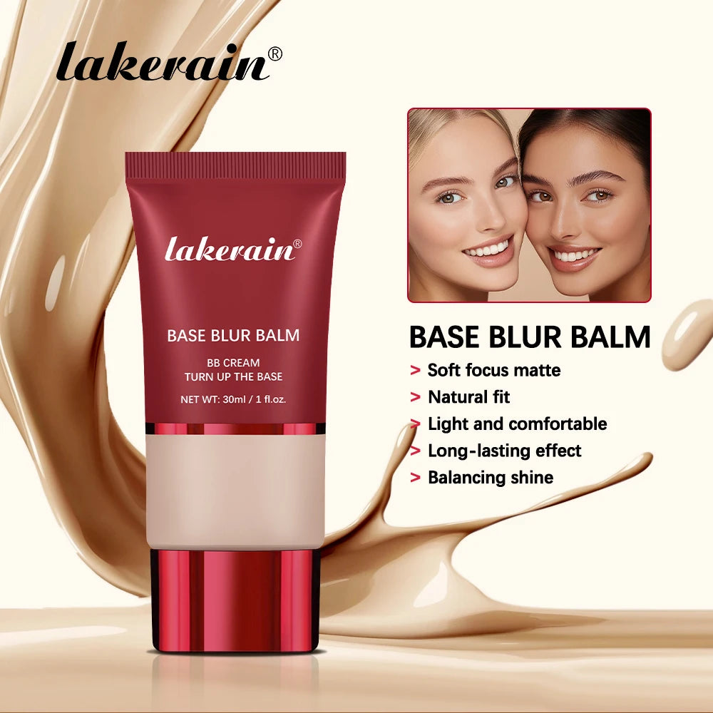 Matte Foundation Base Blur Soft Focus Matte Full Coverage Natural Fit Face Makeup Lightweight Long-Lasting Concealer BB Cream Peaceful Pleasures Health and Wellness