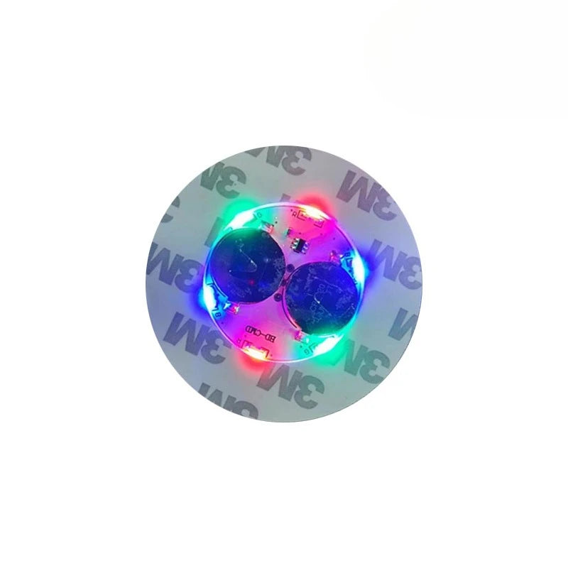 LED Flashing Drink Coasters | Glowing Cup Base for Party & Events