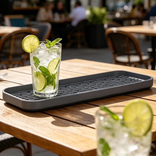 Silicone Non-Slip Drip Tray Mat – Kitchen & Bar Counter Pad Silicone Drip Tray Mat Oasis Select