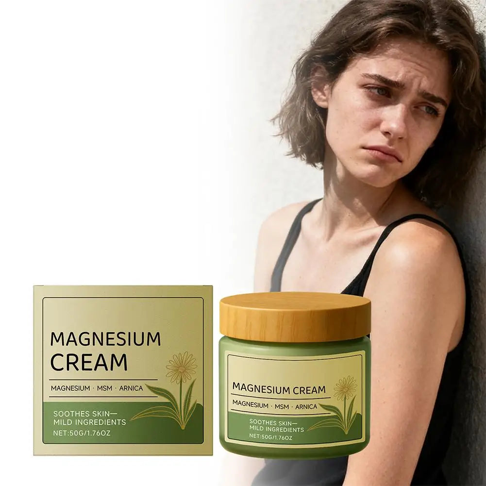 Magnesium Massage Cream – Muscle Relief & Skin Moisturizer