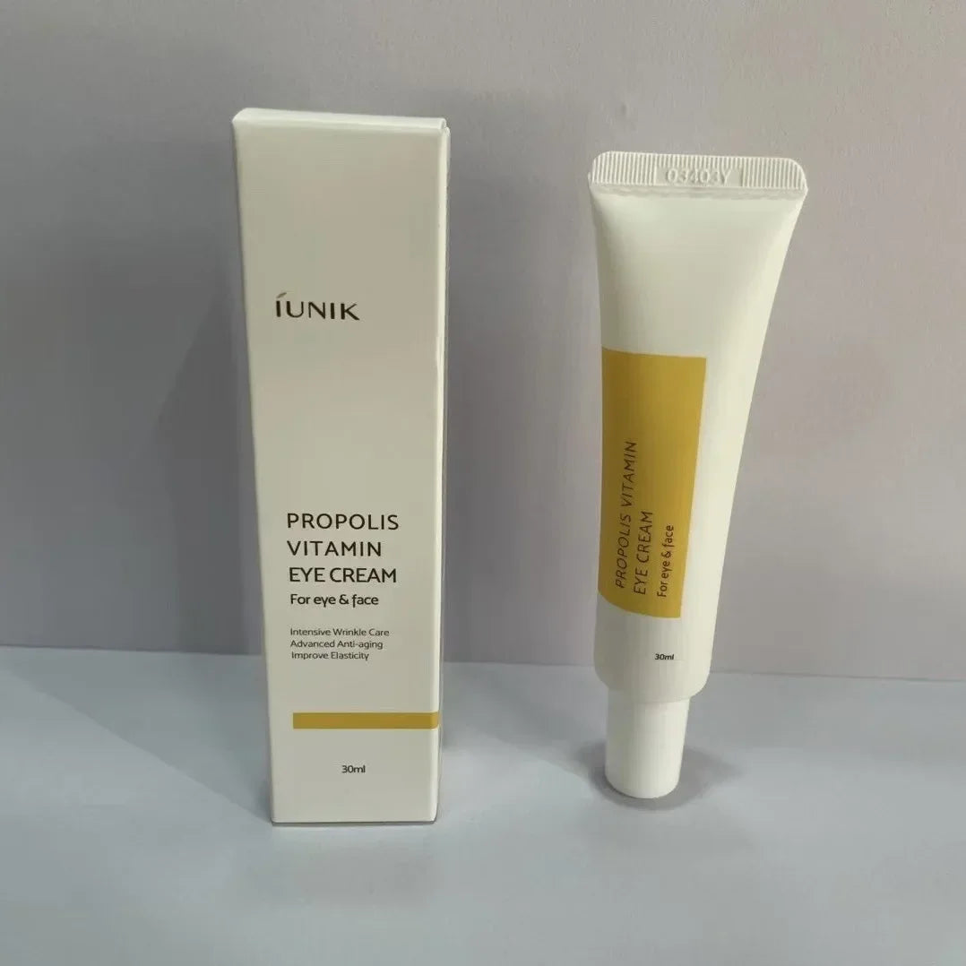 IUINK Korean Skin Care Propolis Vitamin Eye Cream PH5.5 Centella Mild Cleansing Foam Moisturizing Elasticity Wrinkle Skin Care Peaceful Pleasures Health and Wellness Eye Cream