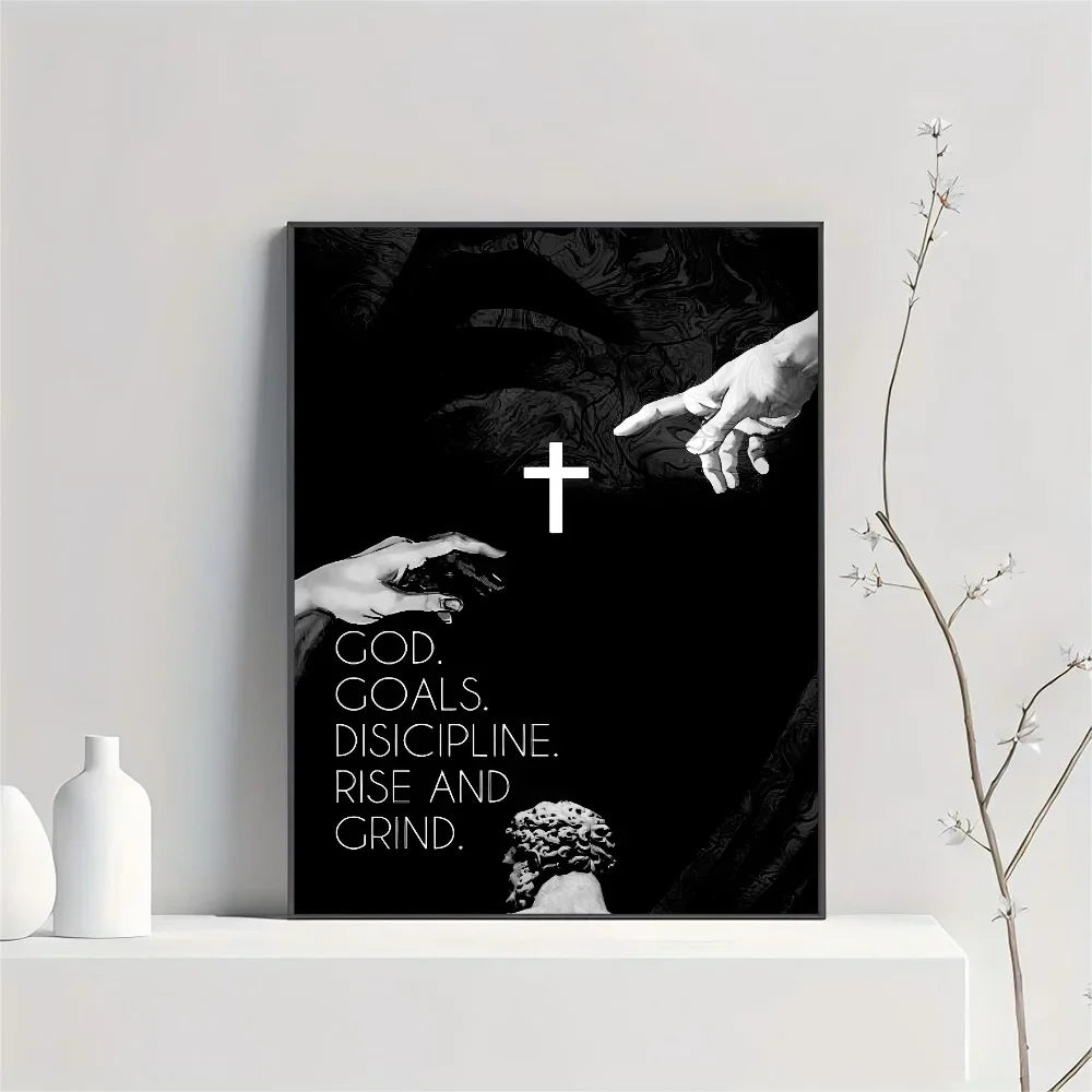 1pc frameless Son of God Jesus Cross Holy Light Wall Art, HD Canvas Print Poster, Suitable for Home, Living Room, Room Decoratio Peaceful Pleasures Health and Wellness z6 40x60cm Unframed