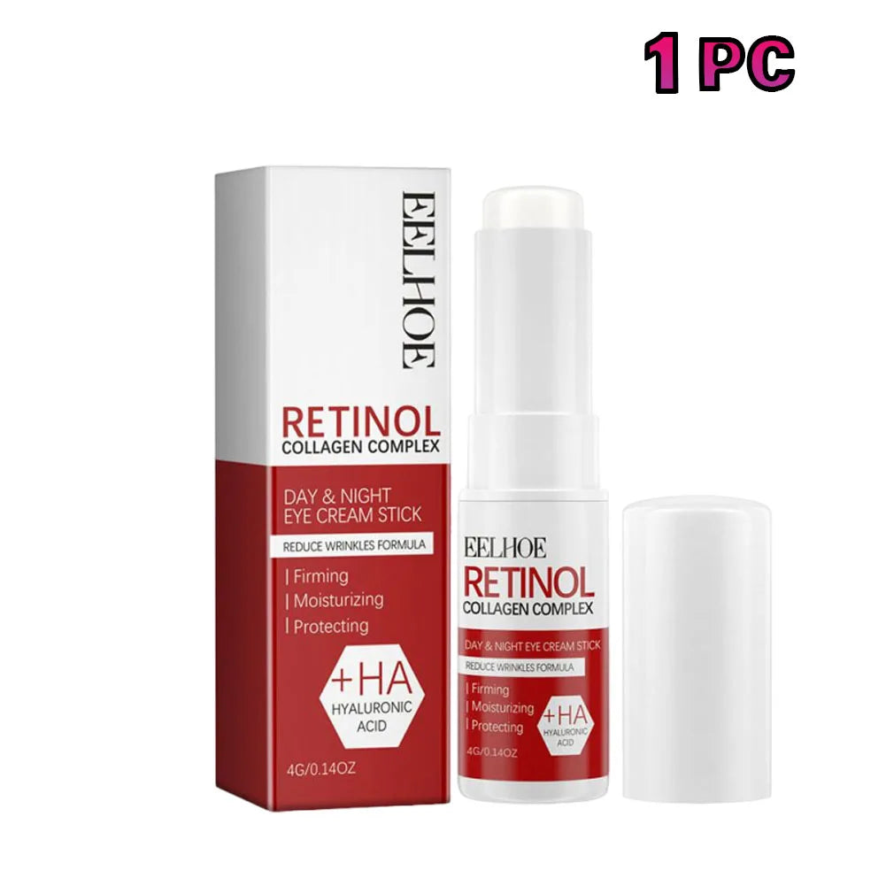 Retinol Eye Cream Stick Removing Dark Circles Under the Eyes Remove Eye Bags Moisturizing Firming Skin Eyes Care Peaceful Pleasures Health and Wellness 1pc