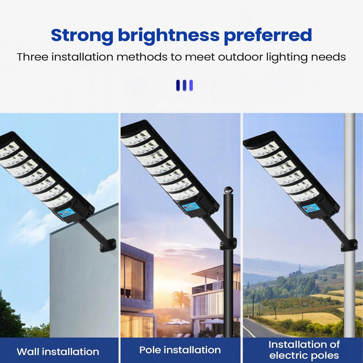 Solar Street Lights Outdoor Waterproof Motion Activated Sensor Lamp Remote Control Lights Dusk to Dawn for Patio Driveway Peaceful Pleasures Health and Wellness