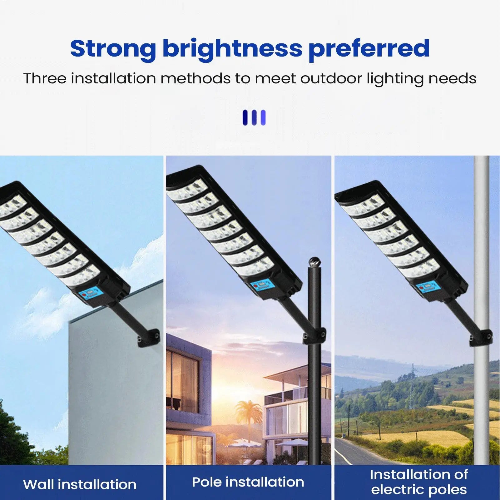 Solar Street Lights Outdoor Waterproof Motion Activated Sensor Lamp Remote Control Lights Dusk to Dawn for Patio Driveway Peaceful Pleasures Health and Wellness