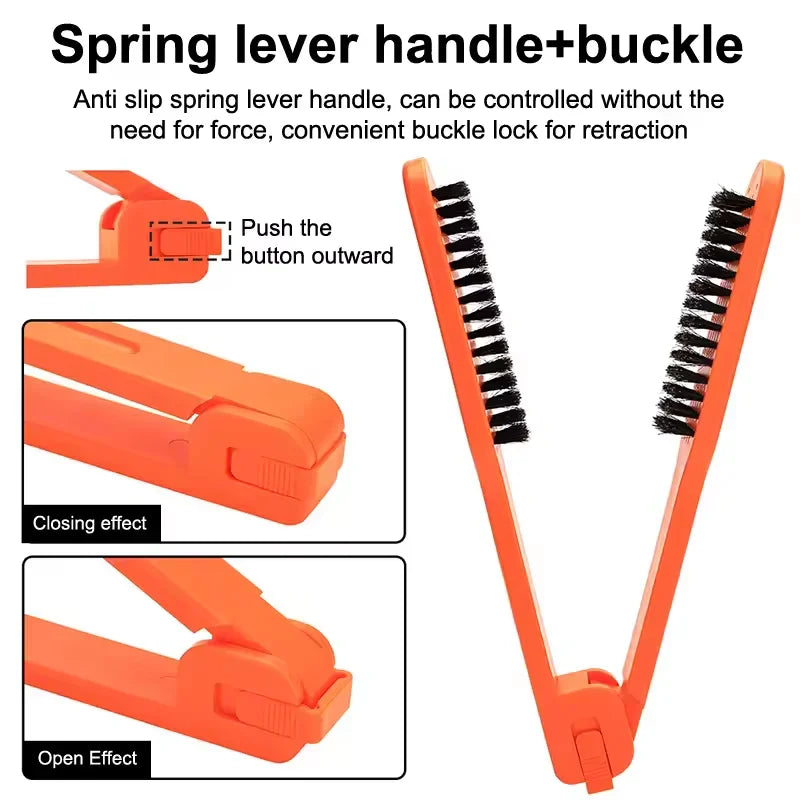 2-in-1 Ceramic Hair Straightener Comb & Styling Brush Hair Styling Brush Peaceful Pleasures Health and Wellness