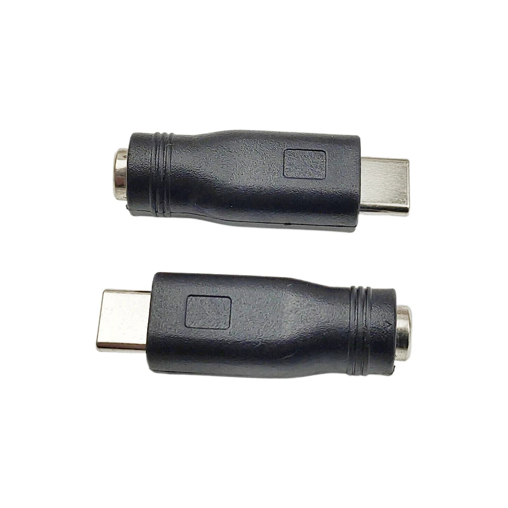 2PC DC Power Adapter Converter 5.5x2.1mm Female Jack to USB Type C Male Connector Peaceful Pleasures Health and Wellness