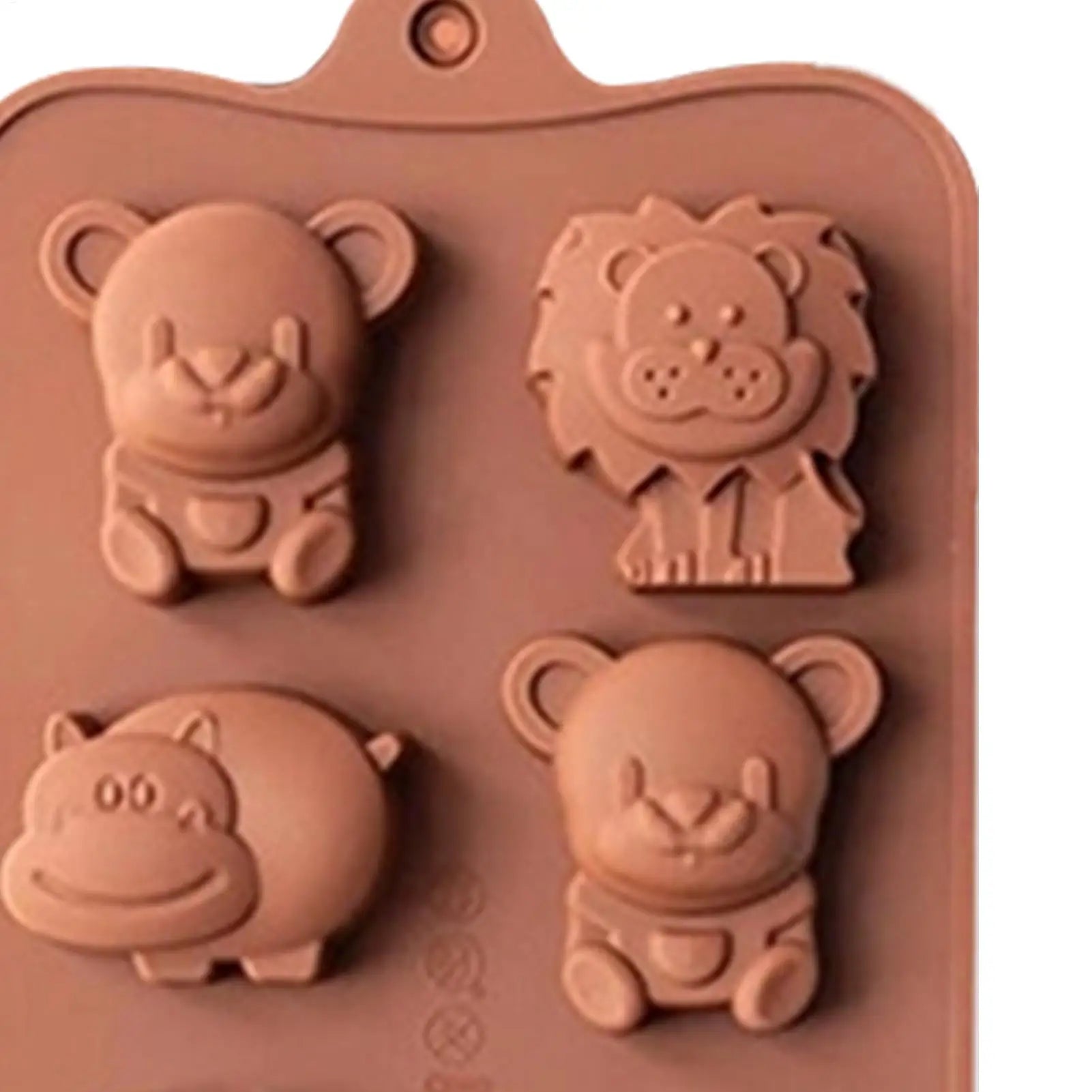 Chocolate Mold 6 Pieces Non Stick Easy Release Jelly Candies Molds for Fudge Jelly Pastry Ice Soap Snacks Gummies Cupcake Peaceful Pleasures Health and Wellness