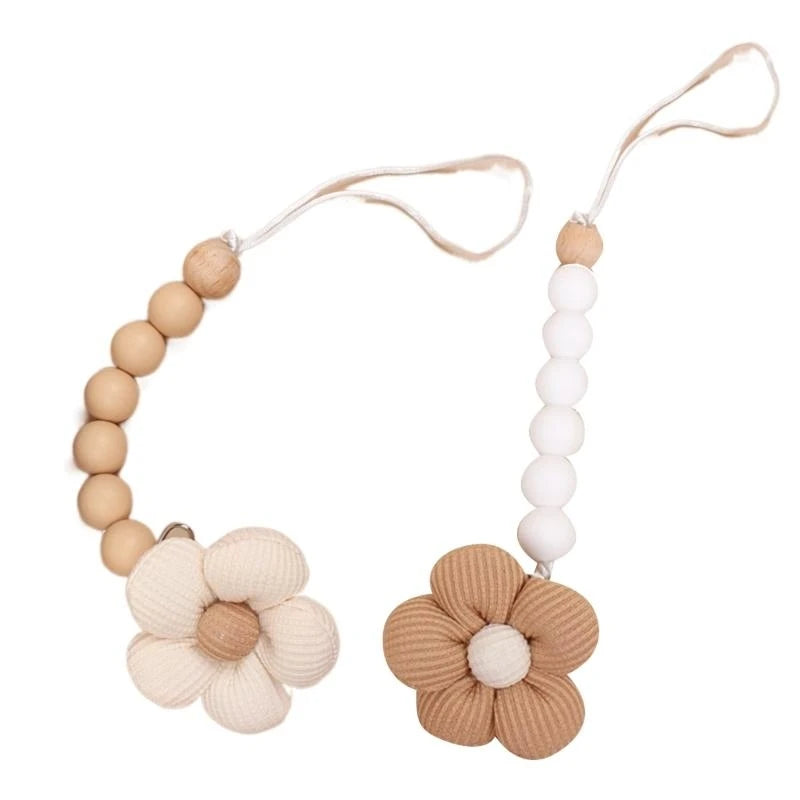 Baby Pacifier Clip Chain Strap Teether Toy | 0–12 Months