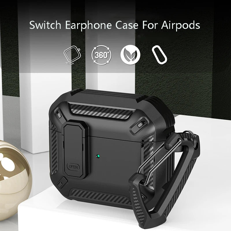 Luxury Switch Earphone Case For Airpods Pro 2 3 Case Shockproof Cover For Apple Air pods Pro 2 3 2021 Cases Accessories Keychain Peaceful Pleasures Health and Wellness