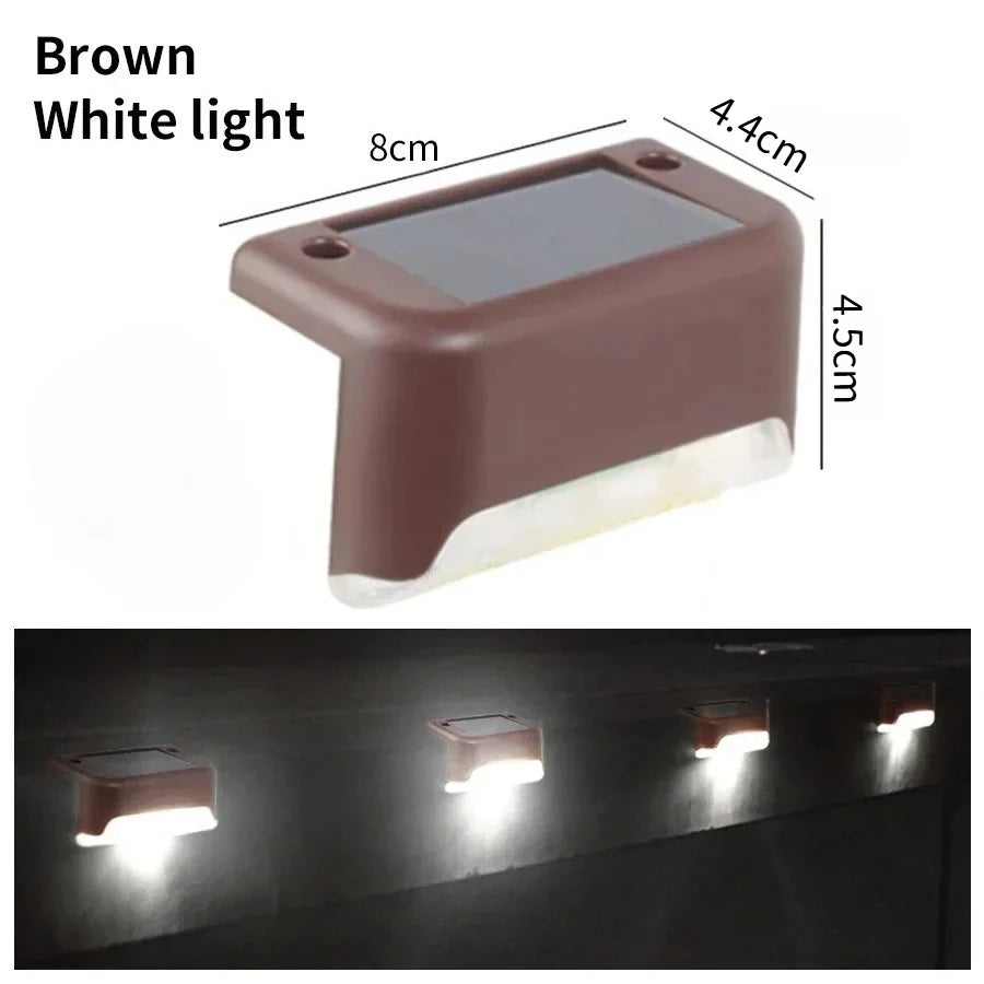 Solar LED Stair & Fence Lights | IP65 Waterproof Garden Lights