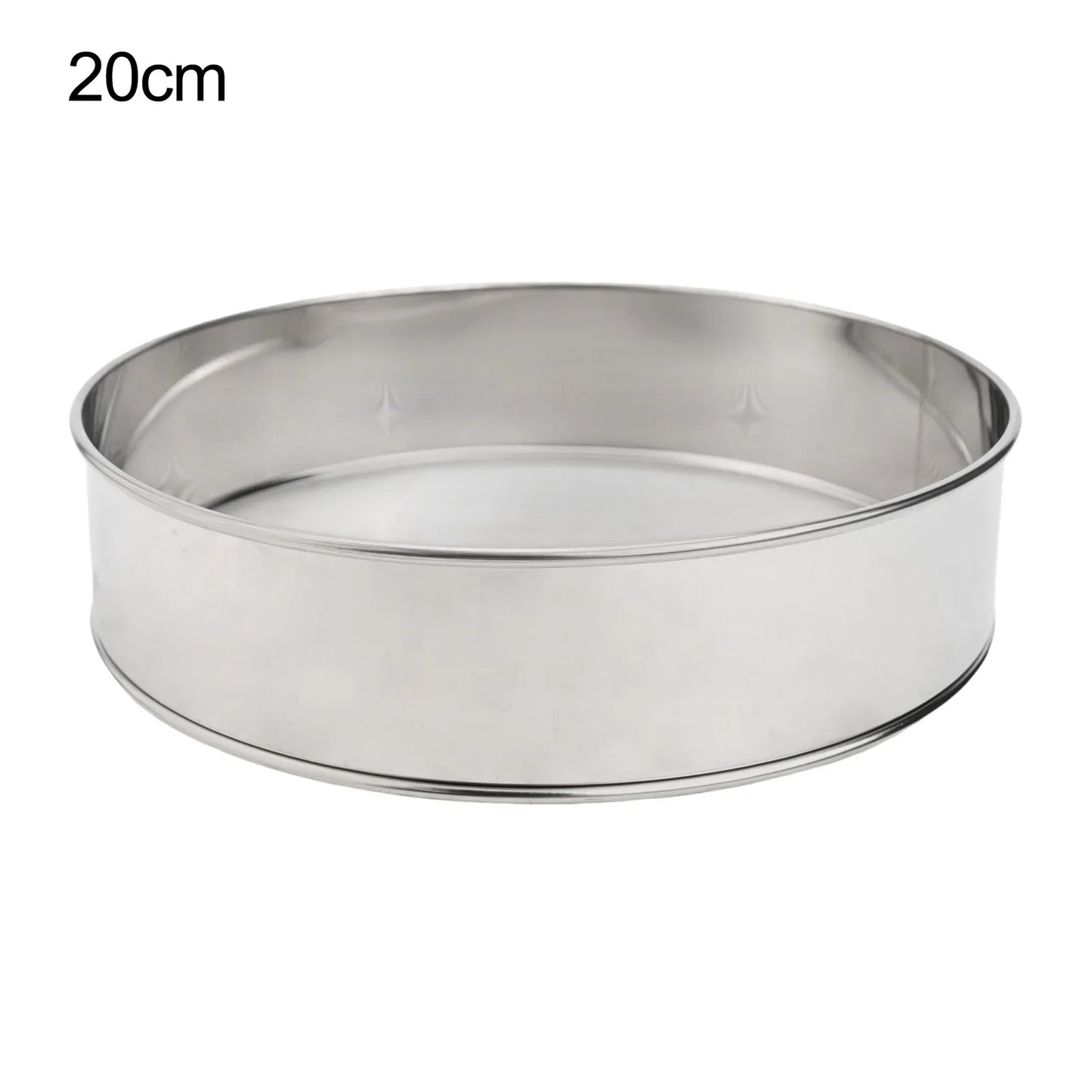 Stainless Steel DIY Flour Sieve Kitchen Fine Mesh Oil Strainer Sifter