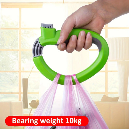 1 Piece One-Hand Self-Locking Bag Holder for Grocery Shopping-Convenient and Secure Grip for Easy Carrying Peaceful Pleasures Health and Wellness