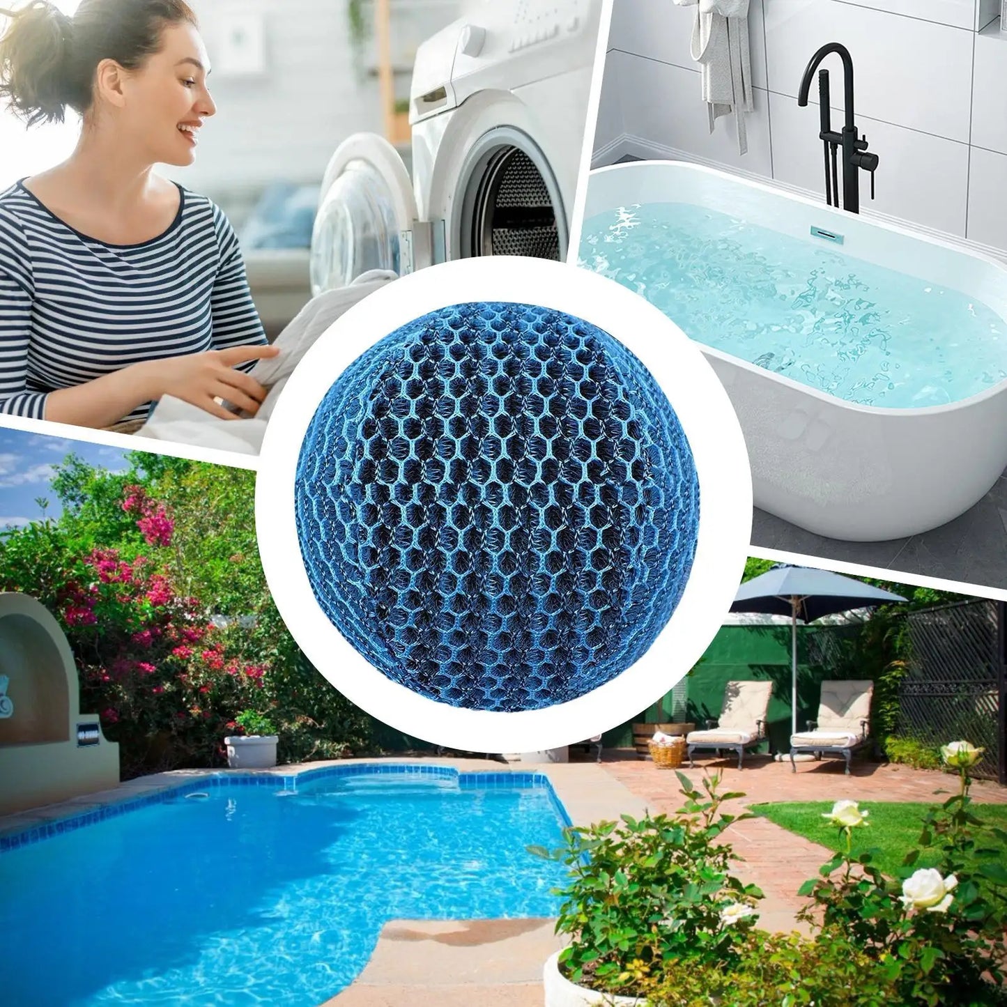 Hot Tub Scum Absorber – Reusable Spa Oil Absorbing Ball