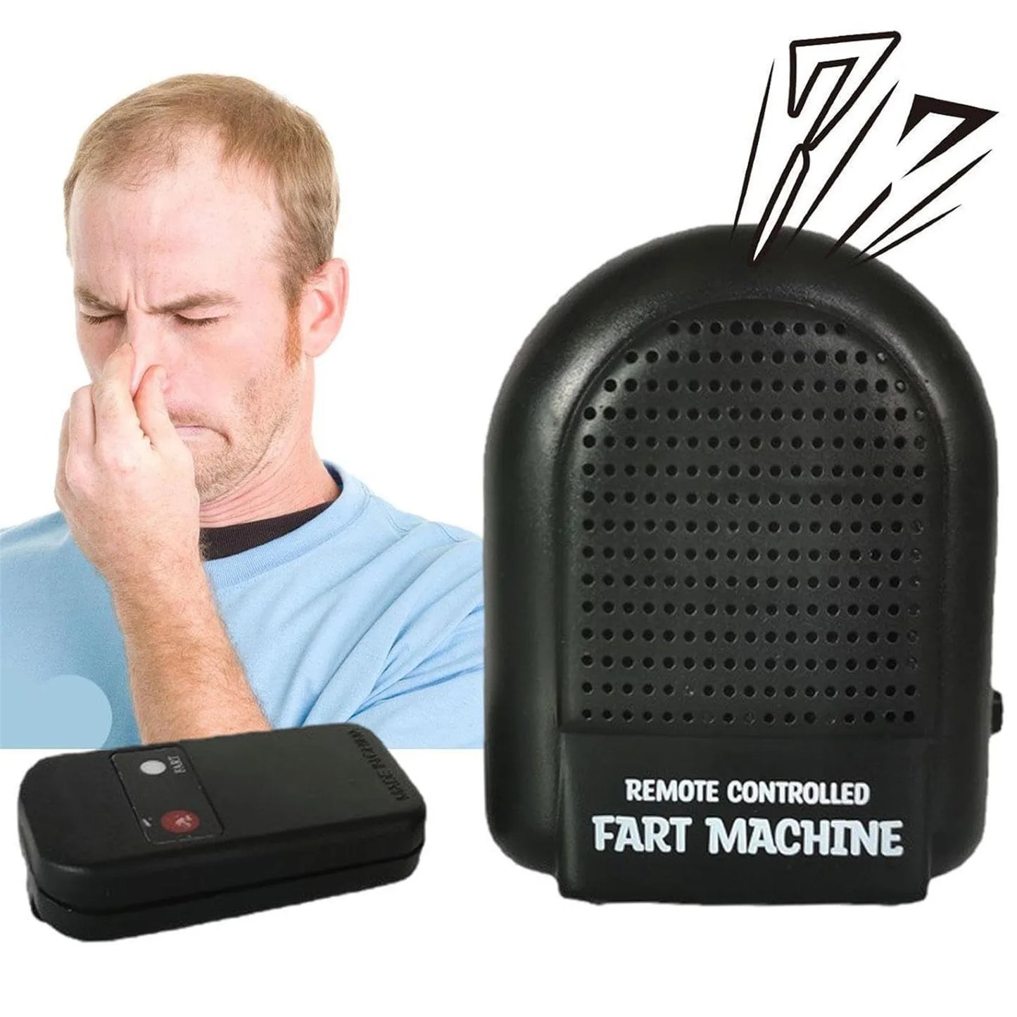 Electronic Fart Sound Machine Remote Control Prank Noise Maker RC Farting Box For Trick Spoof Gifts For Christmas Funny Presents Peaceful Pleasures Health and Wellness