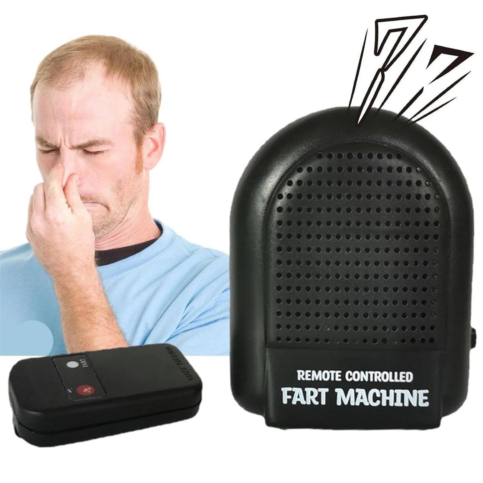 Electronic Fart Sound Machine Remote Control Prank Noise Maker RC Farting Box For Trick Spoof Gifts For Christmas Funny Presents Peaceful Pleasures Health and Wellness