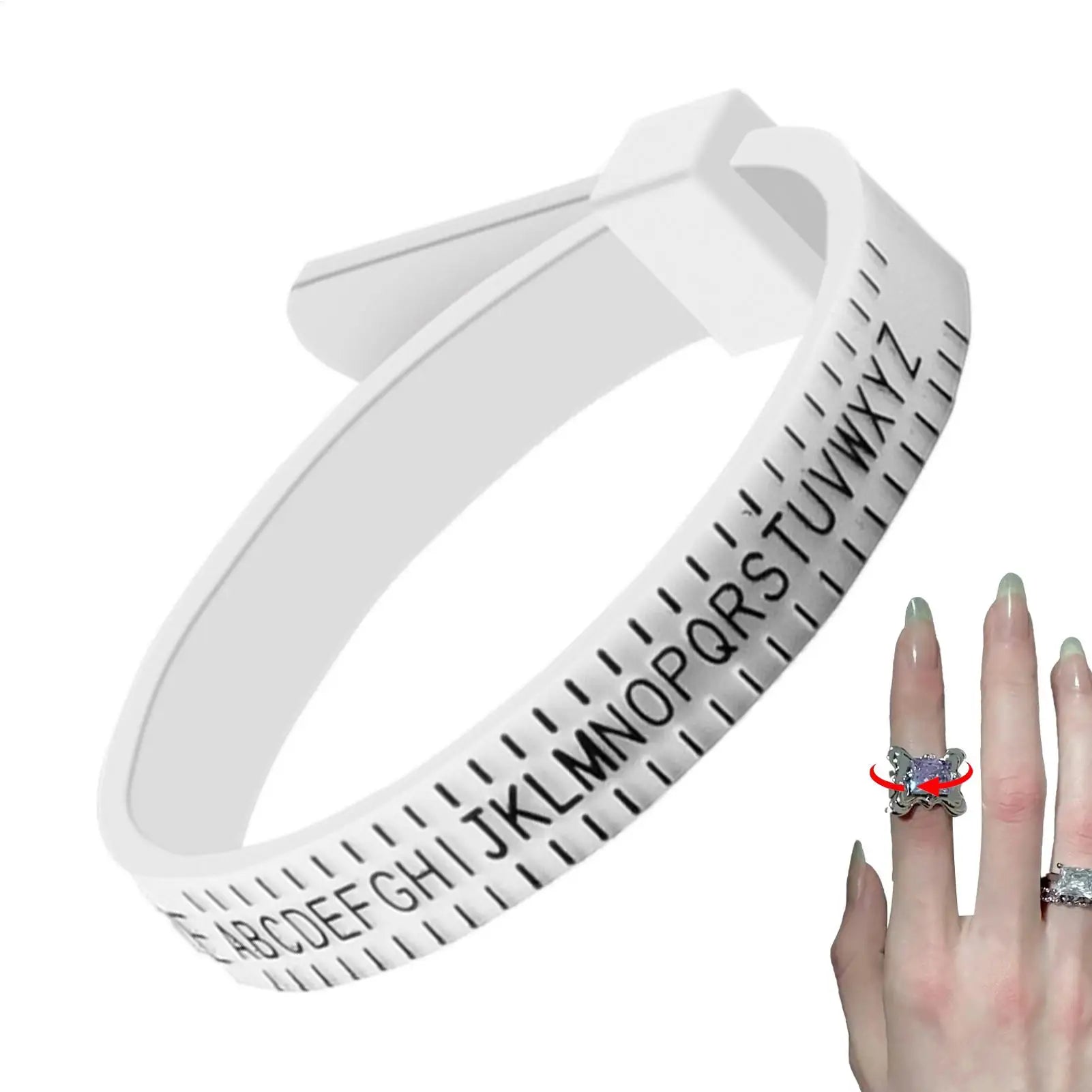 Ring Sizer Belt – UK US EU HK JP Finger Size Gauge Tool Jewelry Sizing Tool Peaceful Pleasures Health and Wellness