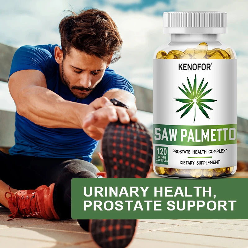 Saw Palmetto Extract, Prostate Health Supplement, Hair Growth Support To Help Maintain Normal Urination Frequency Vegan Capsules Peaceful Pleasures Health and Wellness