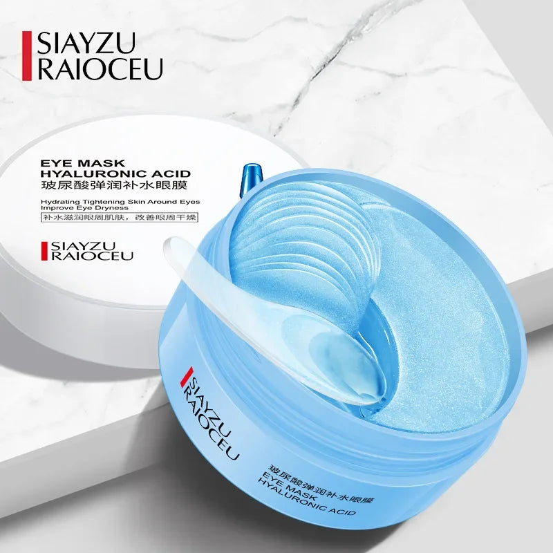 60-Pack Hyaluronic Acid Collagen Eye Masks – Firm & Hydrate