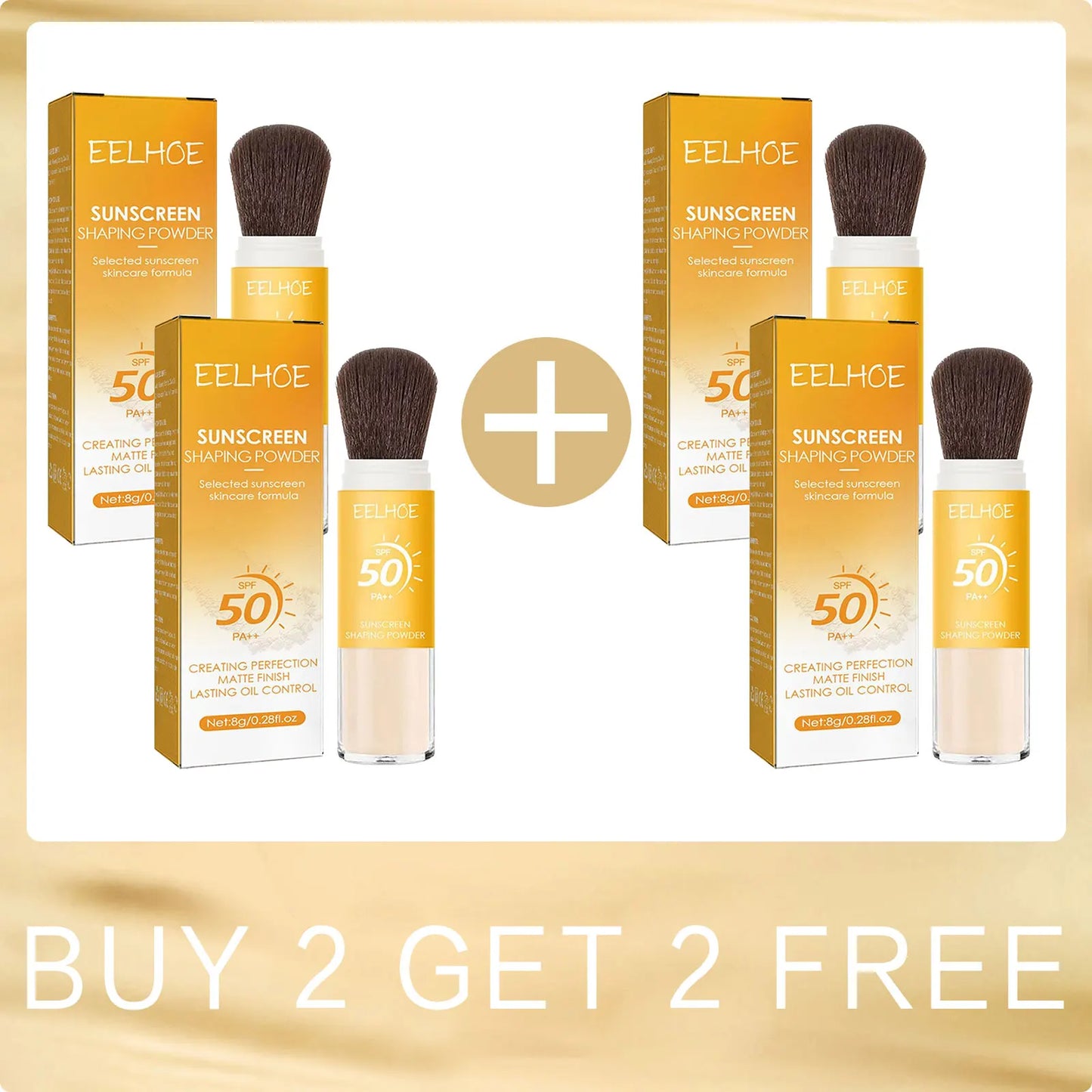EELHOE SPF 50 Matte Finishing Powder – Oil Control & Waterproof