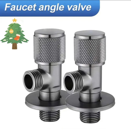 G1/2 Brass Triangle Stop Valve | Toilet, Faucet & Heater Shut-Off Brass Stop Valve Peaceful Pleasures Health and Wellness