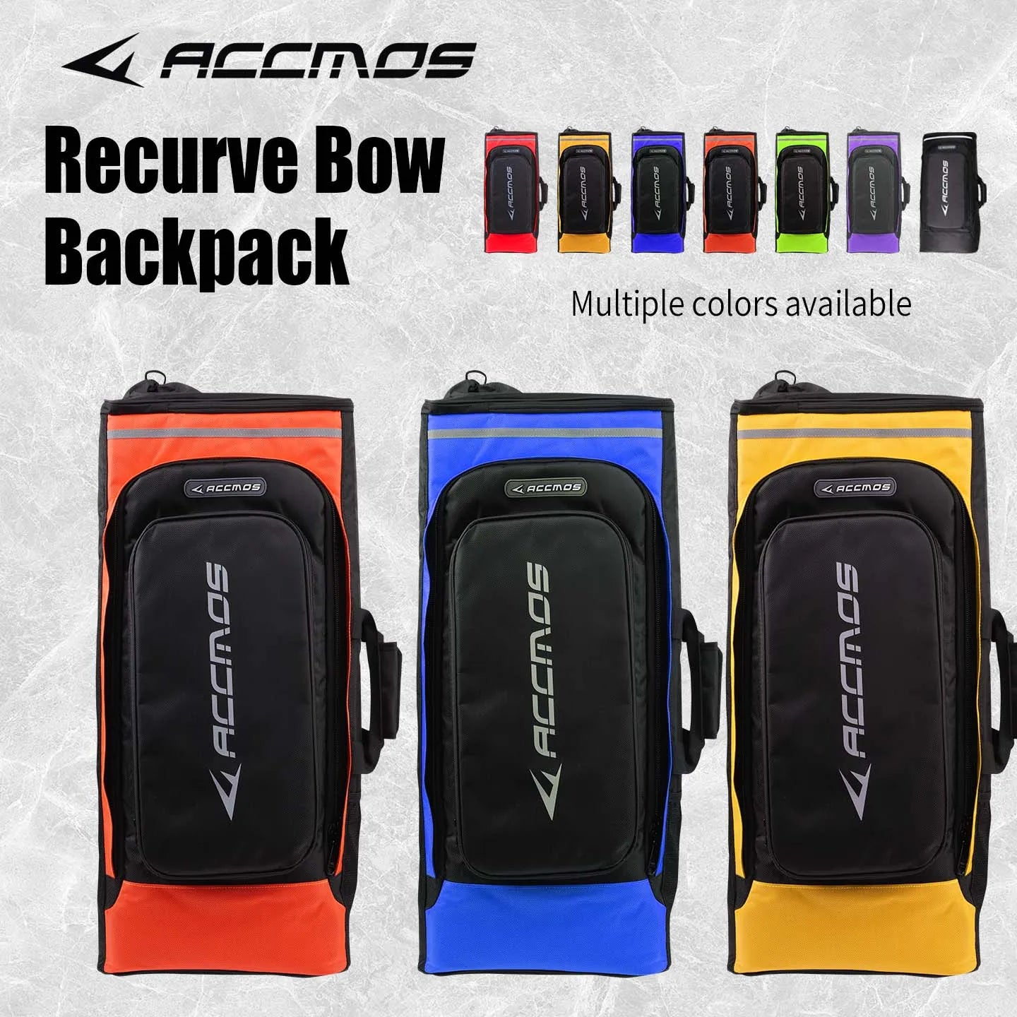 Accmos Recurve Bow Bag Archery Nylon Takedown Portable Case Backpack