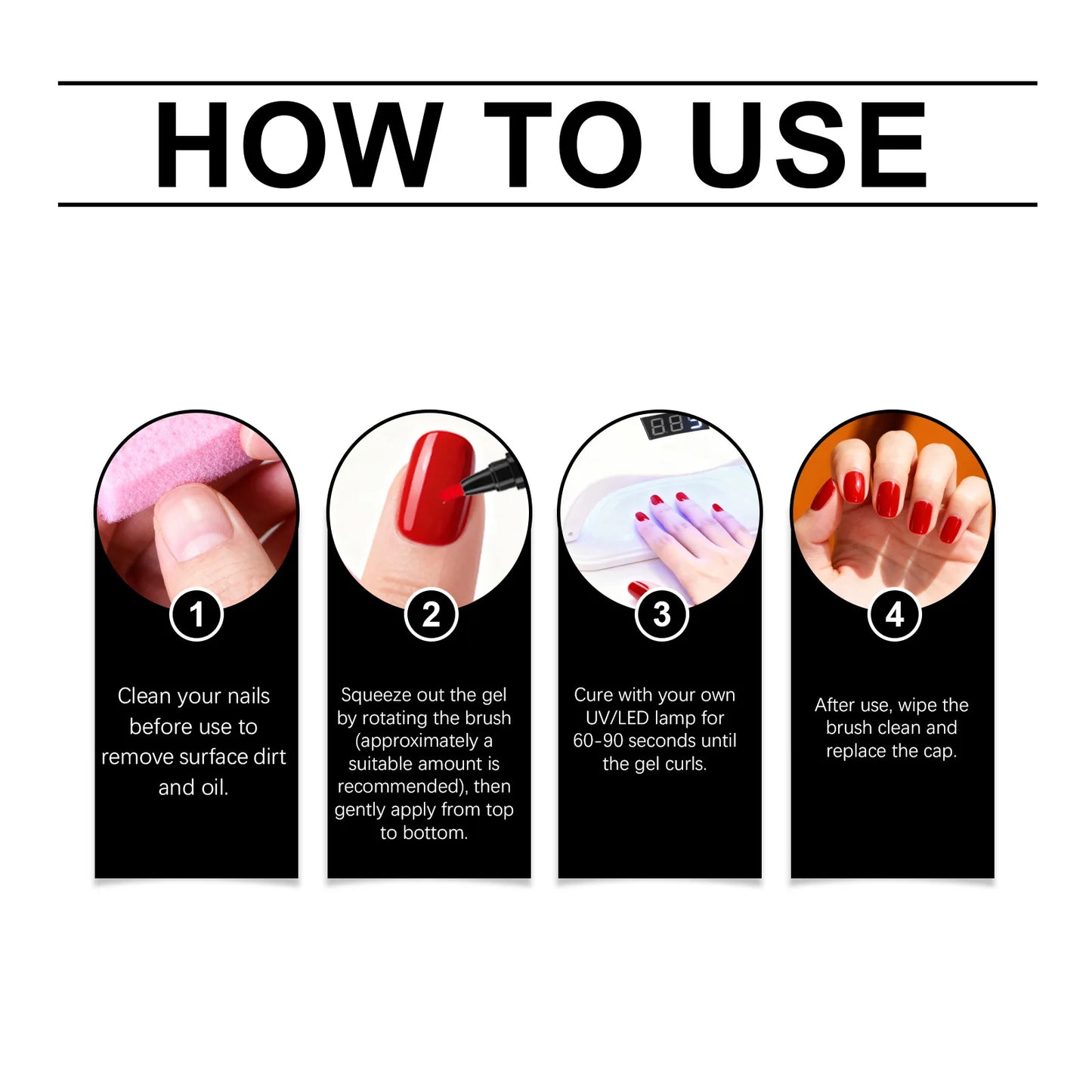 6 Color DIY Nail Art Pens High Pigment Quick Dry Free Draw Design Decorate Nails Safe Gentle Waterproof Nails Art Oil Pens Kit Peaceful Pleasures Health and Wellness