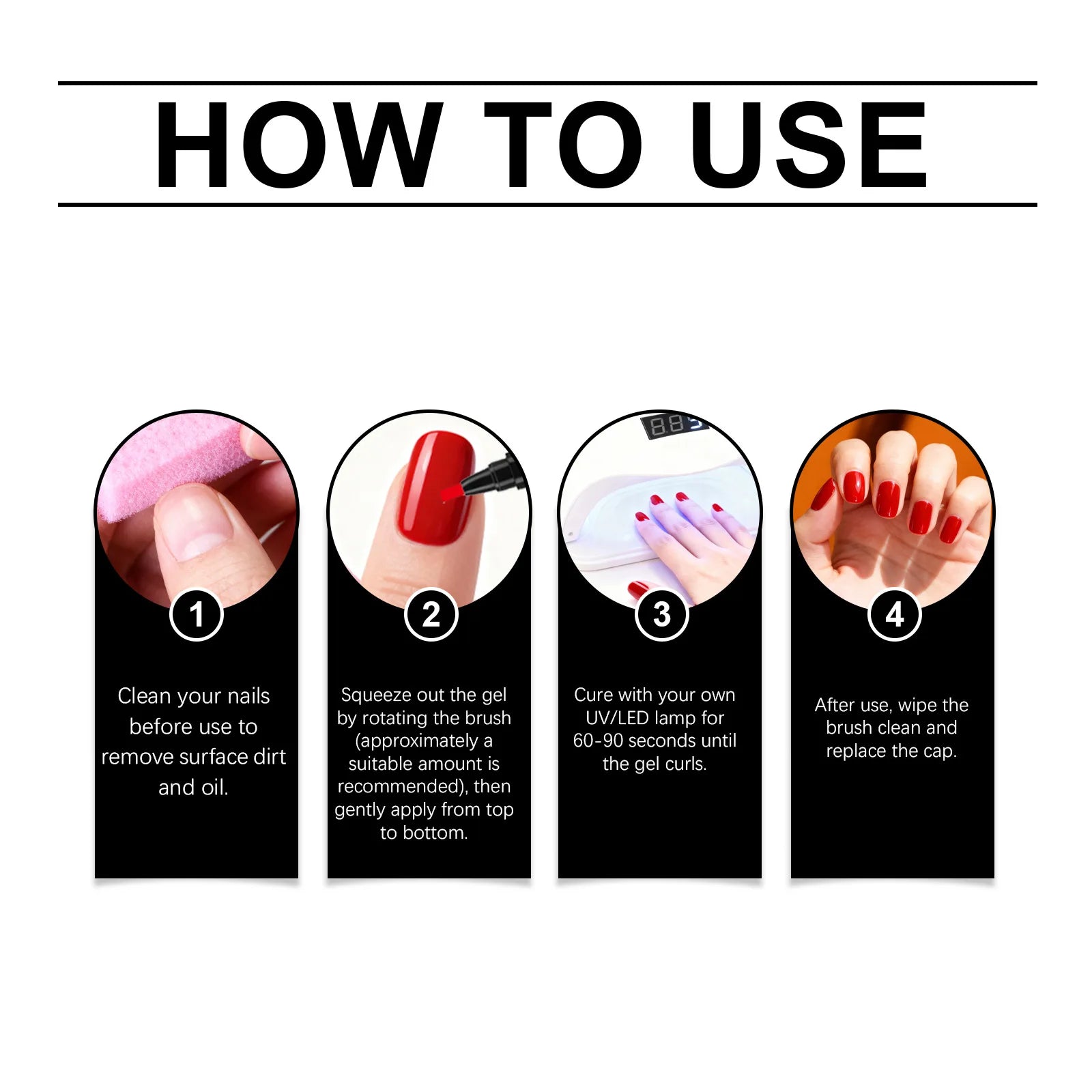 6 Color DIY Nail Art Pens High Pigment Quick Dry Free Draw Design Decorate Nails Safe Gentle Waterproof Nails Art Oil Pens Kit Peaceful Pleasures Health and Wellness