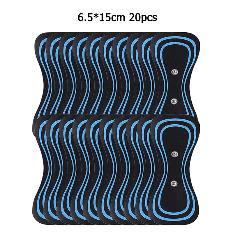 10-Pack EMS Massage Replacement Gel Patches – Neck & Body
