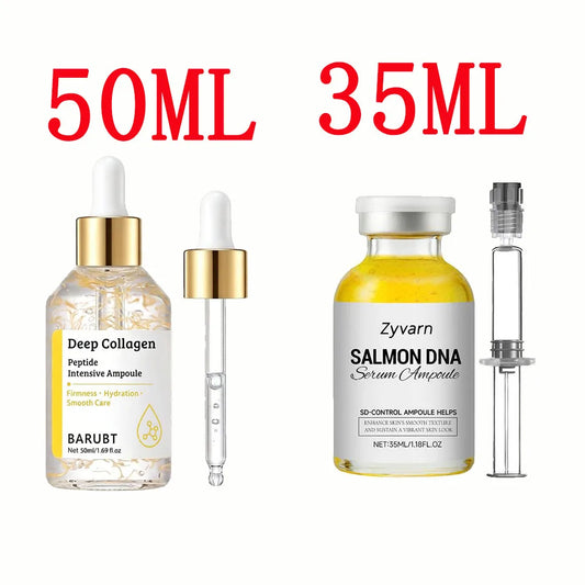 Korean Silk Collagen Essence Serum Deep Peptide Intensive Revitalizing Face Cream Anti-Wrinkle Firming Lifting Skin Care 40/50ml Peaceful Pleasures Health and Wellness
