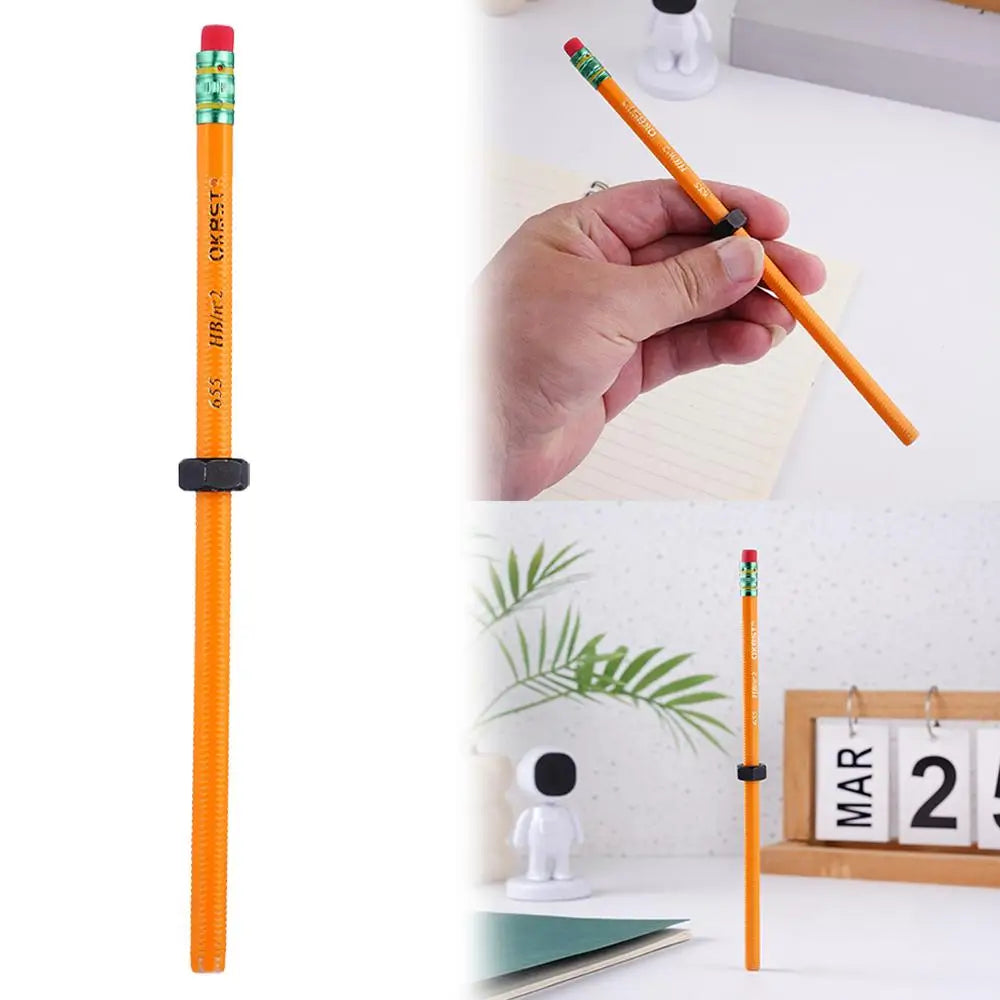 Sensory Fidget Pencil | Threaded Sliding Nut | Classroom Safe Tool