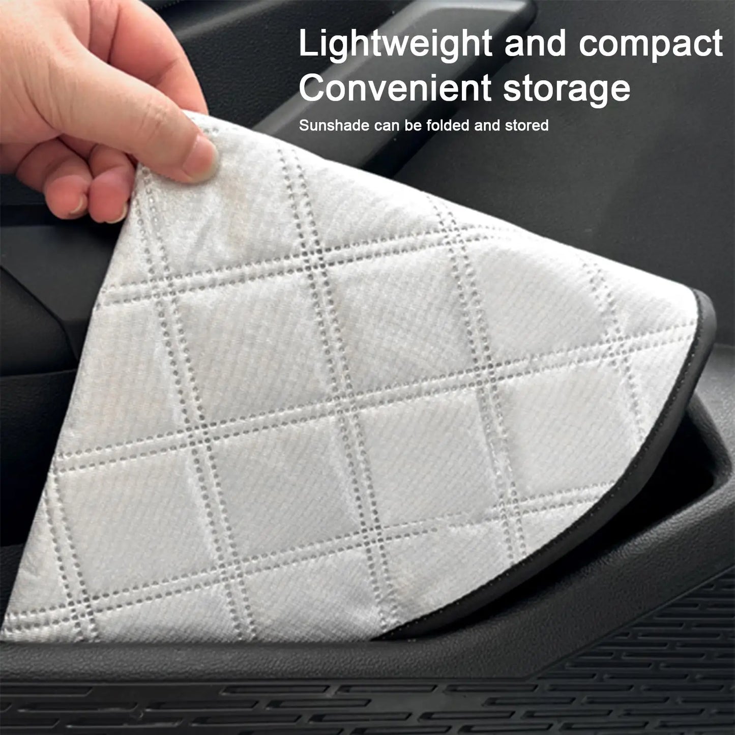 43CM Universal Steering Wheel Sun Shade Cover – UV Blocking