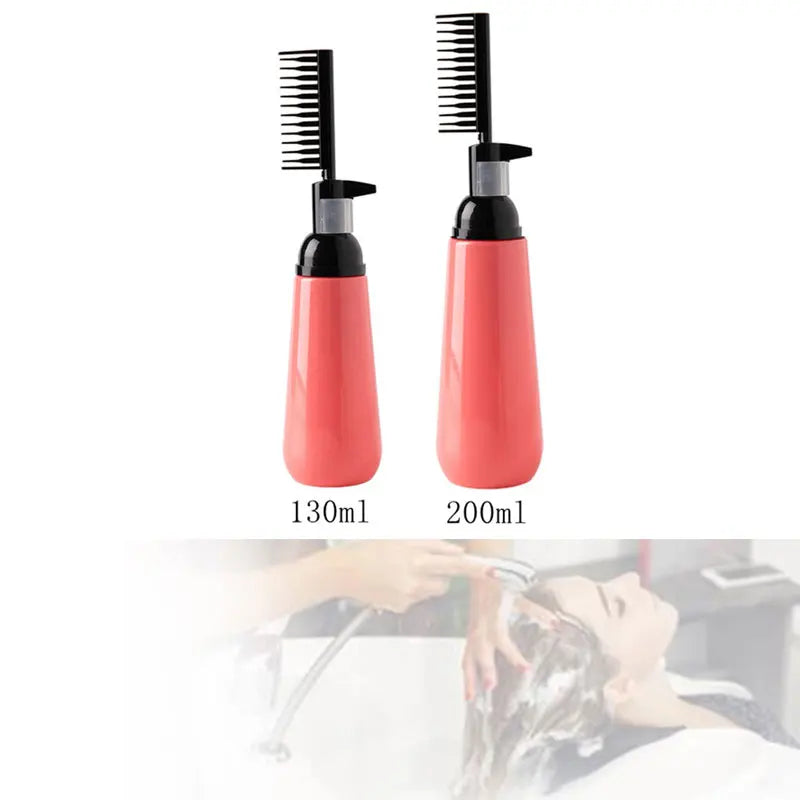 Hair Dye Applicator Bottle with Comb | Salon Coloring Tool