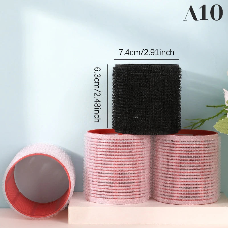 6-Piece Self Grip Heatless Hair Roller Set – Multi-Size Curlers
