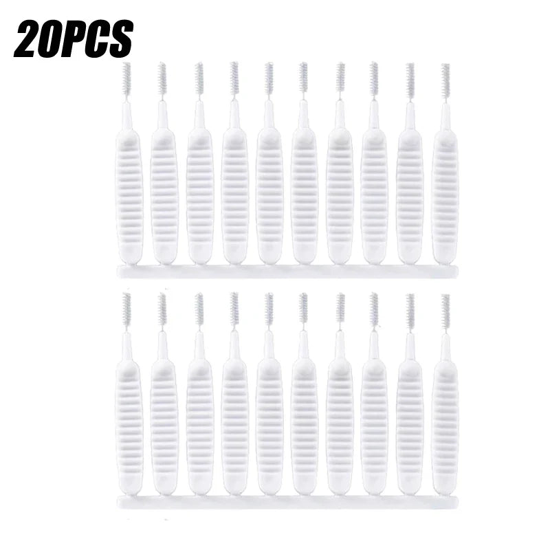 Micro Nylon Shower Nozzle Cleaning Brush Set – 10–500 Pcs