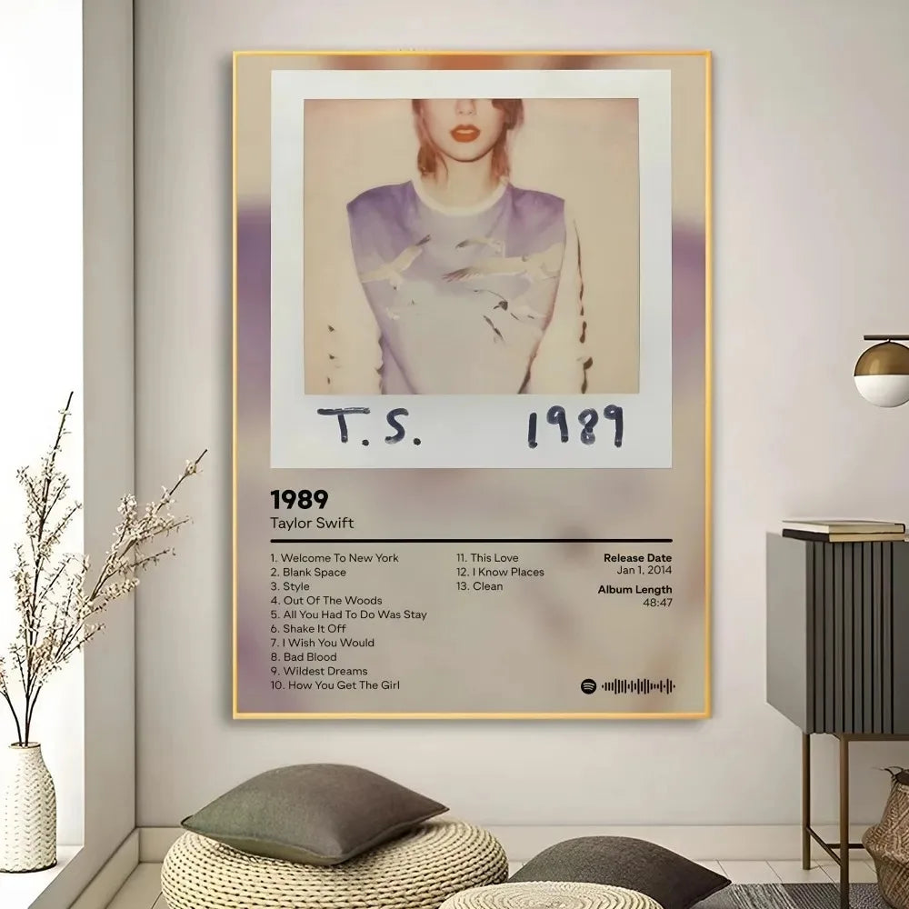 Taylor Swift Album Canvas Wall Art Poster | Evermore Speak Now