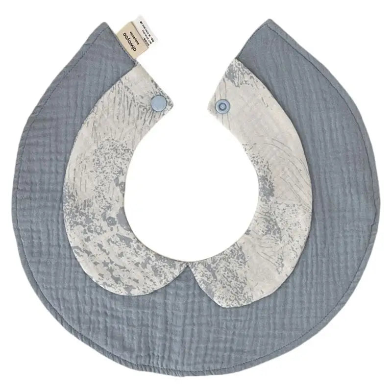 Cotton Baby Bib with Doll Collar | Drool & Feeding Bib 0–3 Yrs