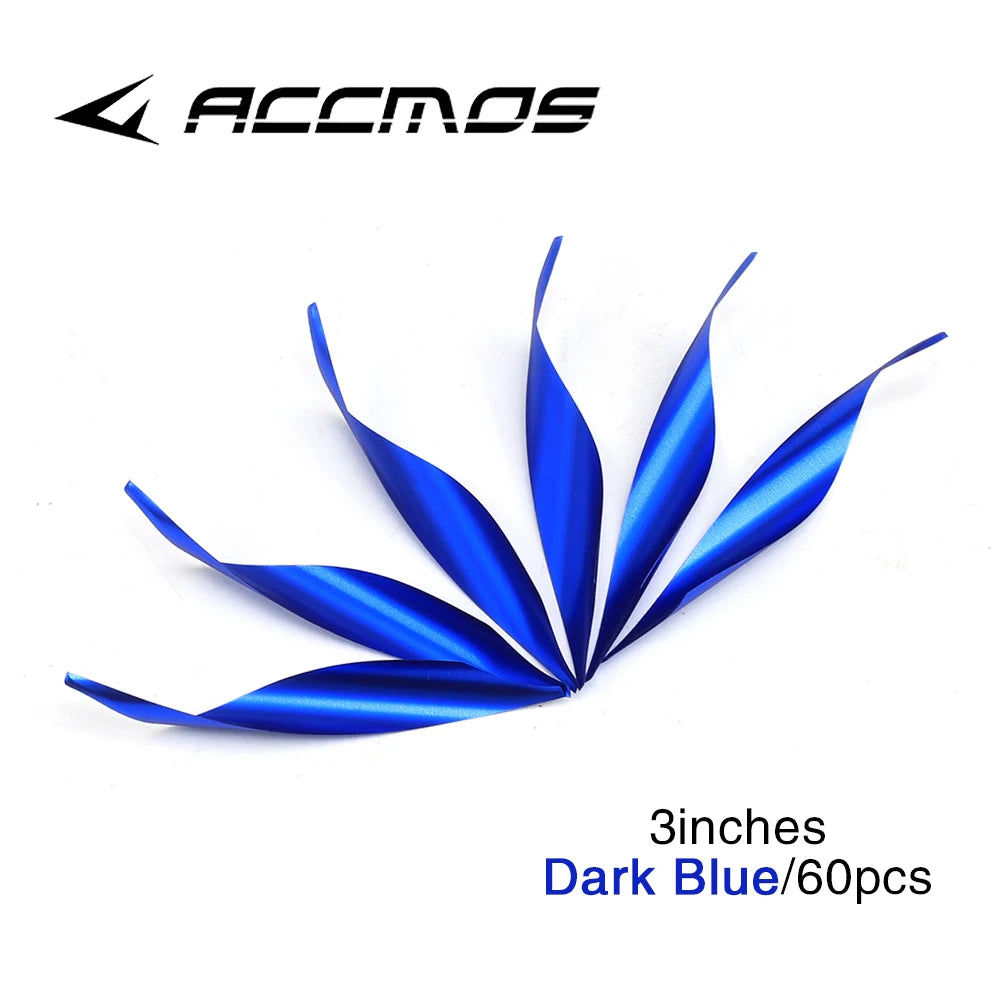 Archery Spin Vanes Spiral Feather DIY Arrow Sticker Tape Accessories