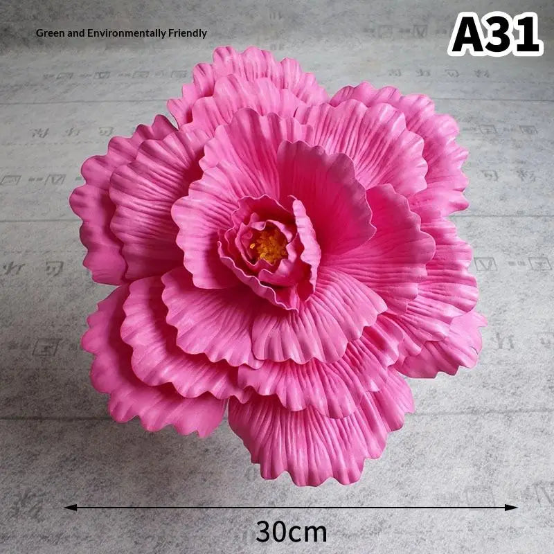 PE Foam Simulation Rose Flower Heads | Wedding & Party Decor