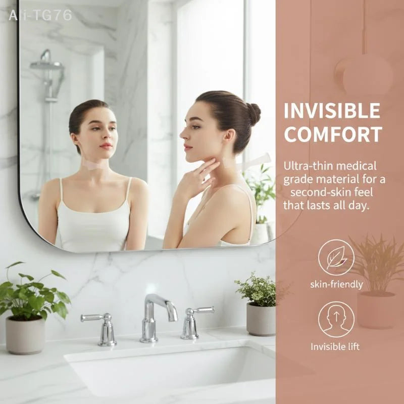 20-Pack Face & Neck Lifting Tape | Invisible Waterproof Lift Patches