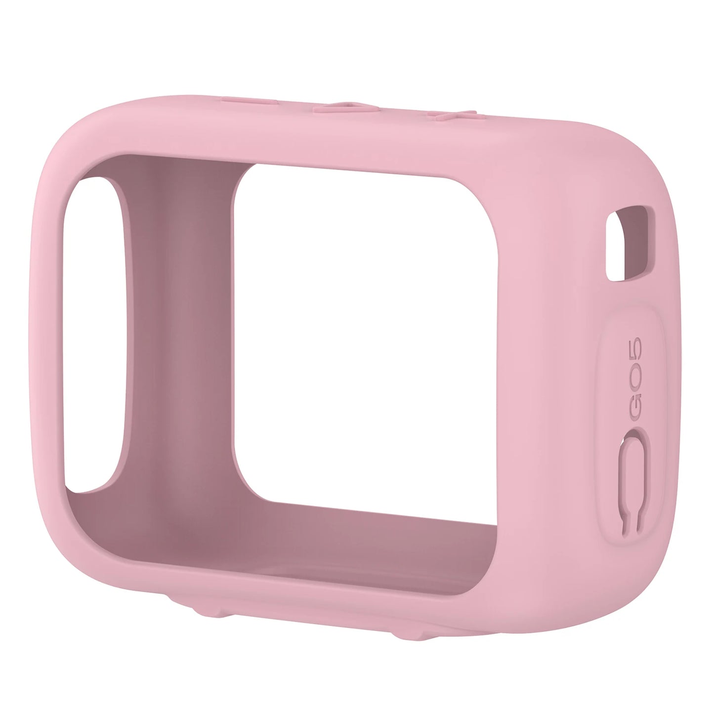 Silicone Speaker Case Waterproof Soft Anti Drop Protective Case Shockproof Protective Skin Case for GO5 Portable Speaker Peaceful Pleasures Health and Wellness Pink