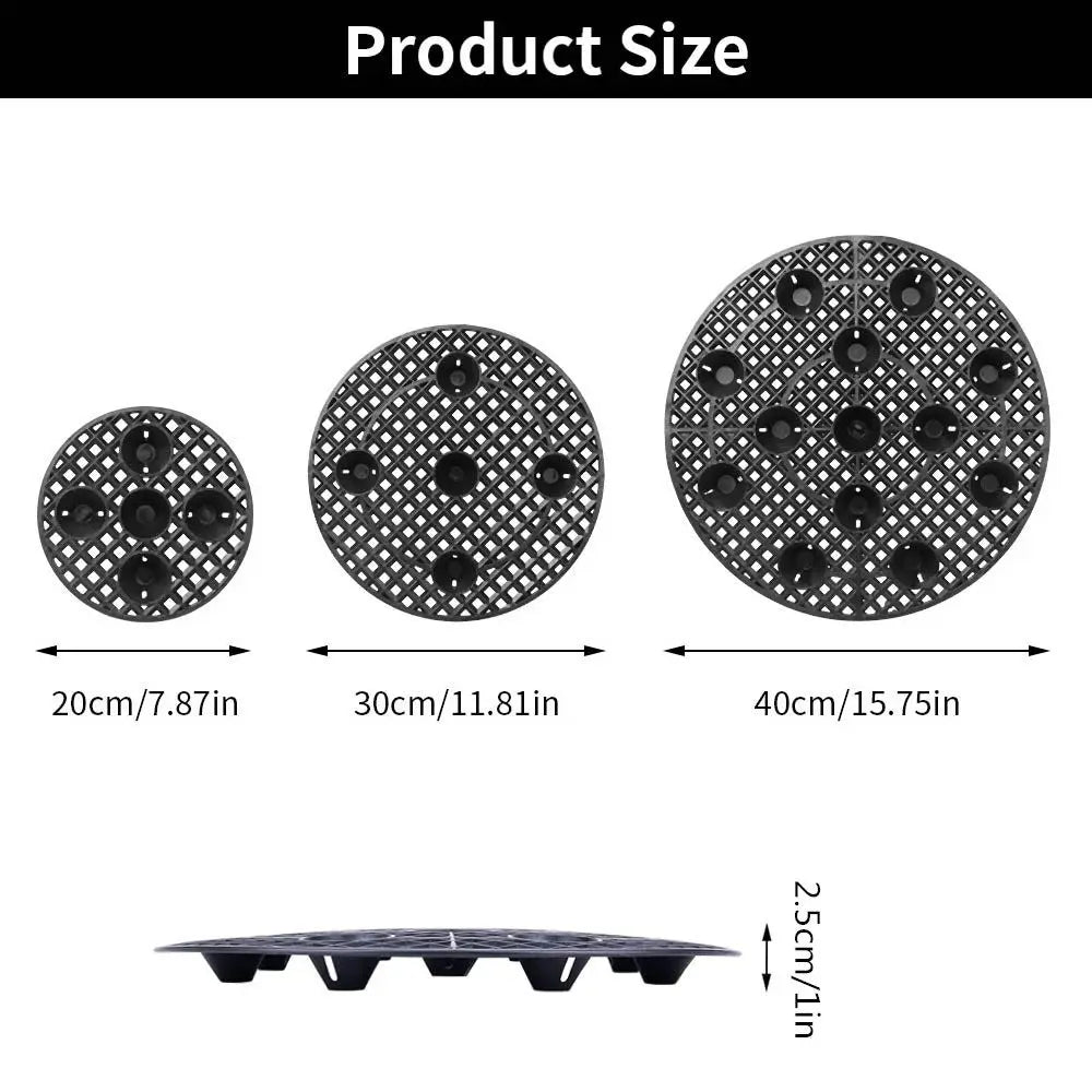 Plastic Plant Pot Saucer & Elevator Stand | 3 Sizes