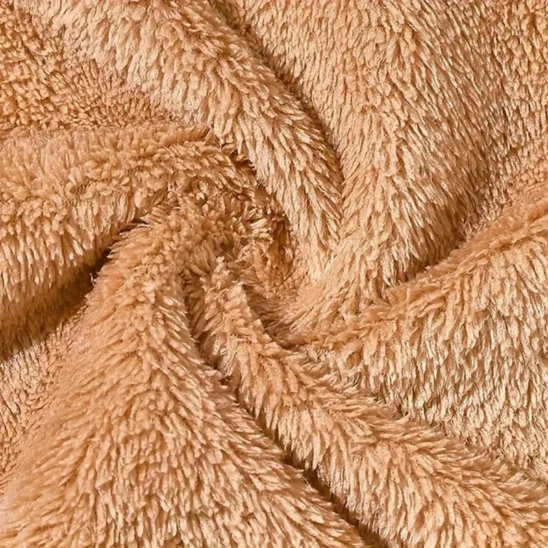 Cartoon Hooded Baby Bath Towel | Soft Coral Velvet Swaddle